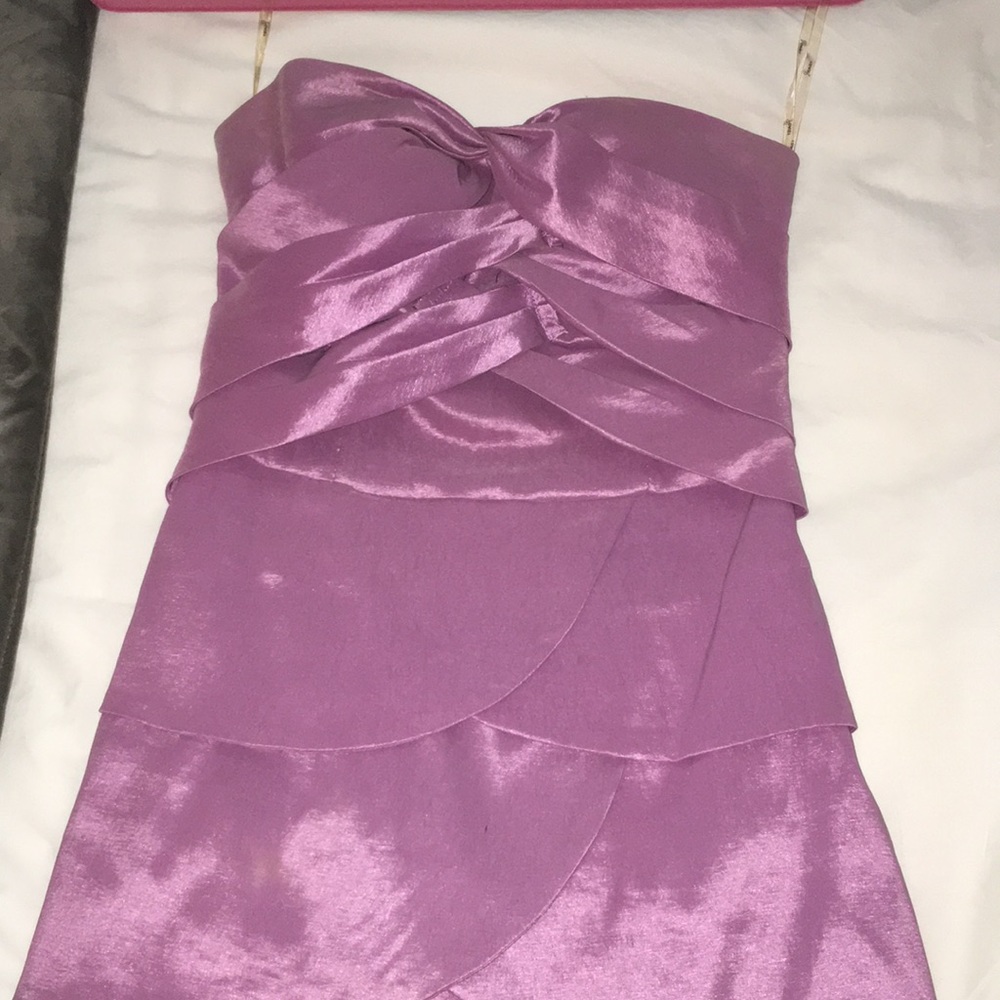 Purple cocktail dress